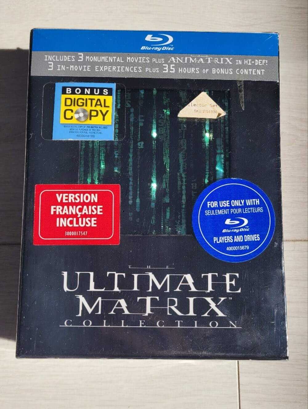 Ultimate Matrix Blu-Ray Set - 6 Discs - Bilingual